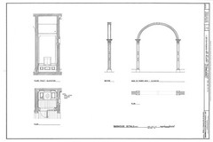 Italianate Victorian home of President van Buren, detailed architectural plans