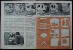 Microhut~Vacation Cluster 1972 HowTo Build PLANS Low Impact Camping~Playhouse