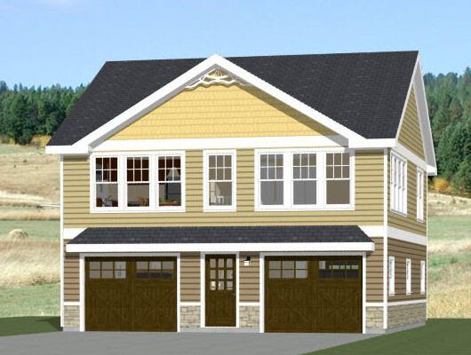 30×32 House — 2 bedroom 1.5 Bath — 961 sqft — PDF Floor Plan — Model 1A