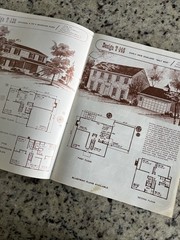 Vintage 1970 Cape Cod Salt Box Garrison Homes Plans Design Catalog Blueprints