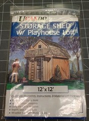 U Can Do It Yourself Storage Shed Playhouse Loft Blueprints Plans Instructions