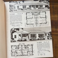 Vintage 1949 MCM Mid Century Home Hotels Apartment Plans Designs Catalog
