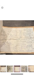 vintage set of 7 blueprint sheets from nationwide plan book company