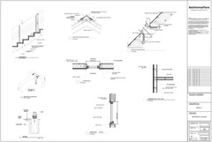45’x57’ 4 Beds, 2 Baths A-Frame Cabin Architectural Build Plans PDF.