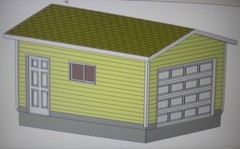 PERMIT READY 12′ X 16′ GARAGE PLAN DRAWN TO SCALE BLUEPRINTS AND MATERIALS LIST