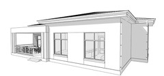 39’x49’ 3 Bed, 2 Bath Charming Single-Story House Architectural Build Plans PDF.