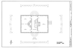 Colonial Williamsburg House, architectural home plans, brick, 4+ bedrooms, attic