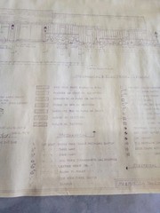 Vintage 1973 Architectural Private Residence Blueprints Bound Set 5 Sheets