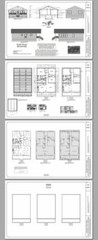 30×40 House — 3 Bedroom 2 Bath — 1,200 sq ft — PDF Floor Plan — Model 2G