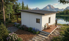 30×27 Feet Small House 9×8 Meter 2 Beds 1 Bath Shed Roof PDF, Cad &A4 Hard Copy