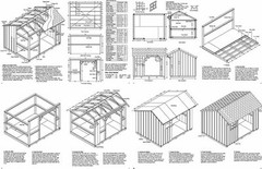 8′ x 10′ Firewood Storage Shed Plans, Material List Included #70810