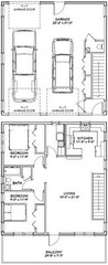 30×32 House — 2 bedroom 1.5 Bath — 986 sqft — PDF Floor Plan — Model 1I