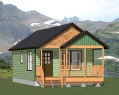 16×30 House — 1 Bedroom 1 Bath — PDF Floor Plan — 480 sq ft — Model 1B