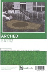 DIY Landscape Plans Landworks Design Group, Arched Patio Brick Paver Layout