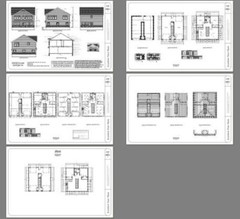 30×32 House — 2 bedroom 1.5 Bath — 961 sqft — PDF Floor Plan — Model 1A