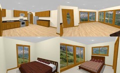 40×42 Apartment with 2-Car 1-RV Garage – PDF FloorPlan – 1,153 sqft – Model 1C