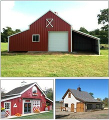 44 Pole-Barn Designs with Lofts – Complete Construction Plans (B7)