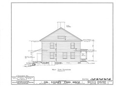 Early Colonial timber framed house, 4 bedrooms, printed architectural plans