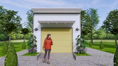 13×23 Garage Shed Roof 4×7 Meter 1 Car Shed Plan PDF Plans (A4 Hard Copy)