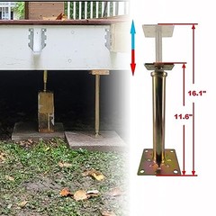 6 PCS House Floor Jacks Post Pole for Leveling, 11″ – 16″ Height 11-16 inch