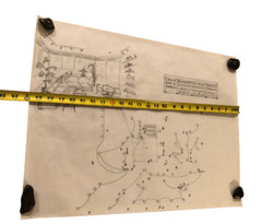 Vintage Architectural Drawings Lot of 5 Hand Drawn Plans