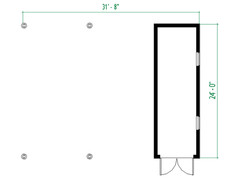 Rustic Carport & Pavilion Plans with Storage