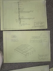 Architectural House Blueprints Plans Mid Century Modern Home 1941 MN 17 Pieces Z