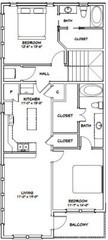 44×48 Apartment with 2-Car 1-RV Garage – PDF FloorPlan – 1,528 sqft – Model 5I