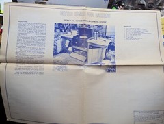 Better Homes & Gardens Wood Plans 1977 BBQ Cooking Center or Folding Cnvas Bench