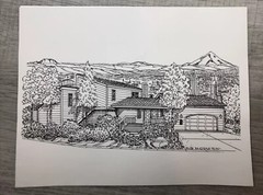 Architectural Drawings Portland Or House Design Photocopy 80s Sue Middleton