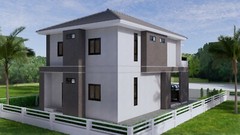 Small House Plan 7.5×11.7 Meter 25×40 Feet 4 Beds Full PDF Plans (A4 Hard Copy)