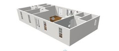 Brighton House Plan 1,512 SQFT 3 BED 2 BATH Ranch Printed House Plan Set