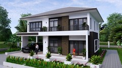 House Plan 13×9.5 Meter 3 Bedrooms 43×31 Feet Full PDF Plans (A4 Hard Copy)