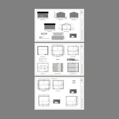 30×24 2-Car Garage — 720 sq ft — PDF Garage Plan — 10ft Walls — Model 10C