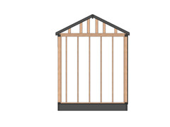 8’x16′ Shed Building Plans, 128 sq. ft.