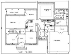 Blake_3288G 4 bed rm. / 3.5 bath , 2 car garage 2 story