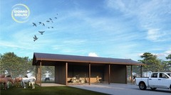 Wooden Warehouse Agricultural Building Plans – PDF Downloadable Blueprint