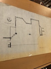 Vintage Architectural Drawings Lot of 5 Hand Drawn Plans