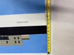 Modernist Architectural Elevation Prints Set of 7 Large 30×40 Paper Drawings
