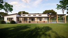 Cove Branch Barndominium – 3 Bedrooms / 2.5 Baths 2,323 SF Design Blueprints