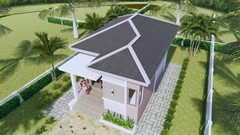 15×25 Feet Small House Plan 4.5×7.5 Meter 1 Bed 1 Bath PDF & (A4 Printed Plans)