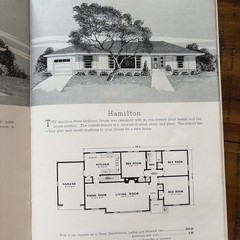 Vintage 1953 MCM Mid Century Home Designs House Plans Practical Homes Catalog