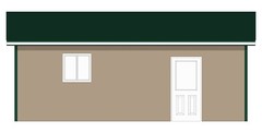Blueprint for 16′ x 24′ – Post Framed Garage/Shop Plans (Pole Barn)