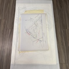 Vintage Architectural Site Plan Princeton NJ Landscape Drawings Blueprint Lot