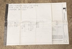 Custom Log Home Blueprint Plans Morgan Home Jasper AR Architecture 10 Sheets