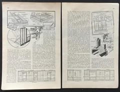 2 Bedroom Cape Cod House 1933 HowTo Build PLANS 20’x26’ or 20’x32’