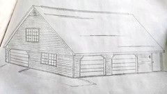 1989 Vintage 2 Story Double Car Garage Addition 18 Page Paper Blueprint Plan