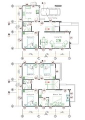 Custom House Plan 9×10 Meter 30×33 Feet 5 Beds 3 Baths Hip Roof (A4 Hard Copy)