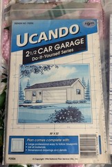 3 UCANDO Plans Work Shop Garage 2 Car & 2 1/2 Car 1994