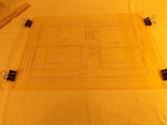 VINTAGE HOUSE BLUEPRINTS #5— 12″ X 18″ SEE PICTURES 7 PAGES